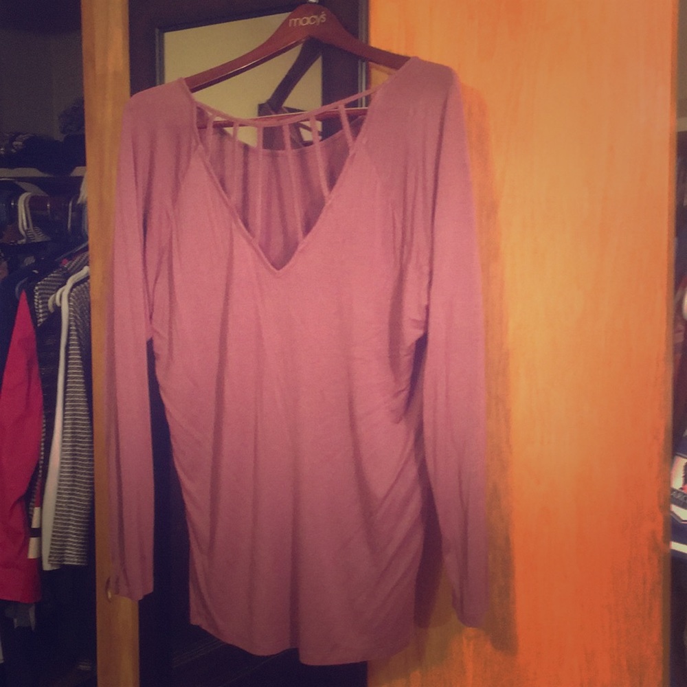 Charlotte Russe back cut out top